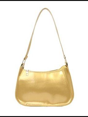 Patent Leather Clutch Purse Shiny Evening Handbag MINI Hobo Shoulder Bag